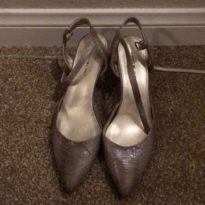 Snake skin looking heels